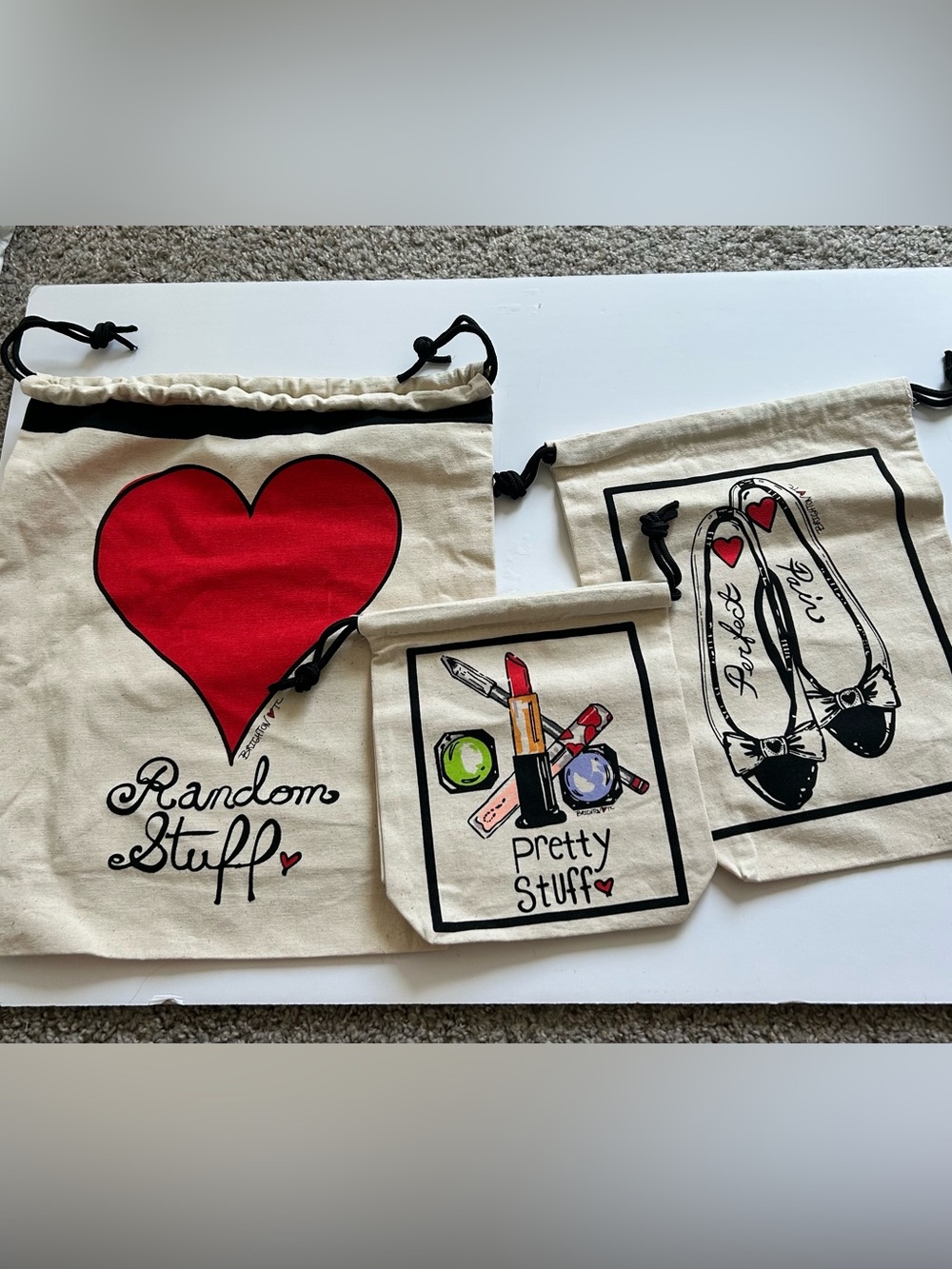 Brighton Crossbody Purse & Drawstring Bag Set – 4 Piece Bundle - Picture 2 of 14